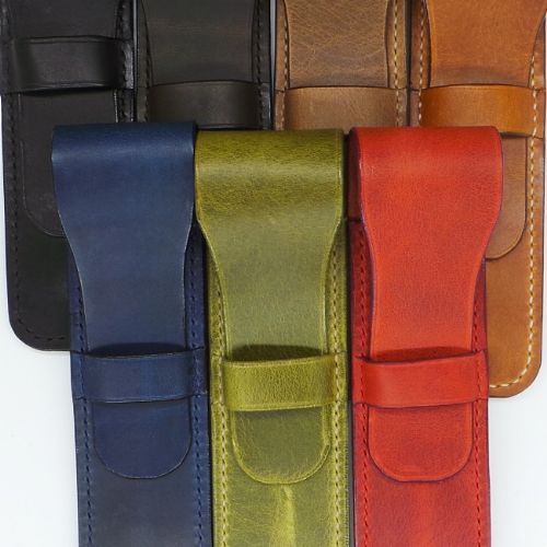 Jermyn Street Leather single pen cases